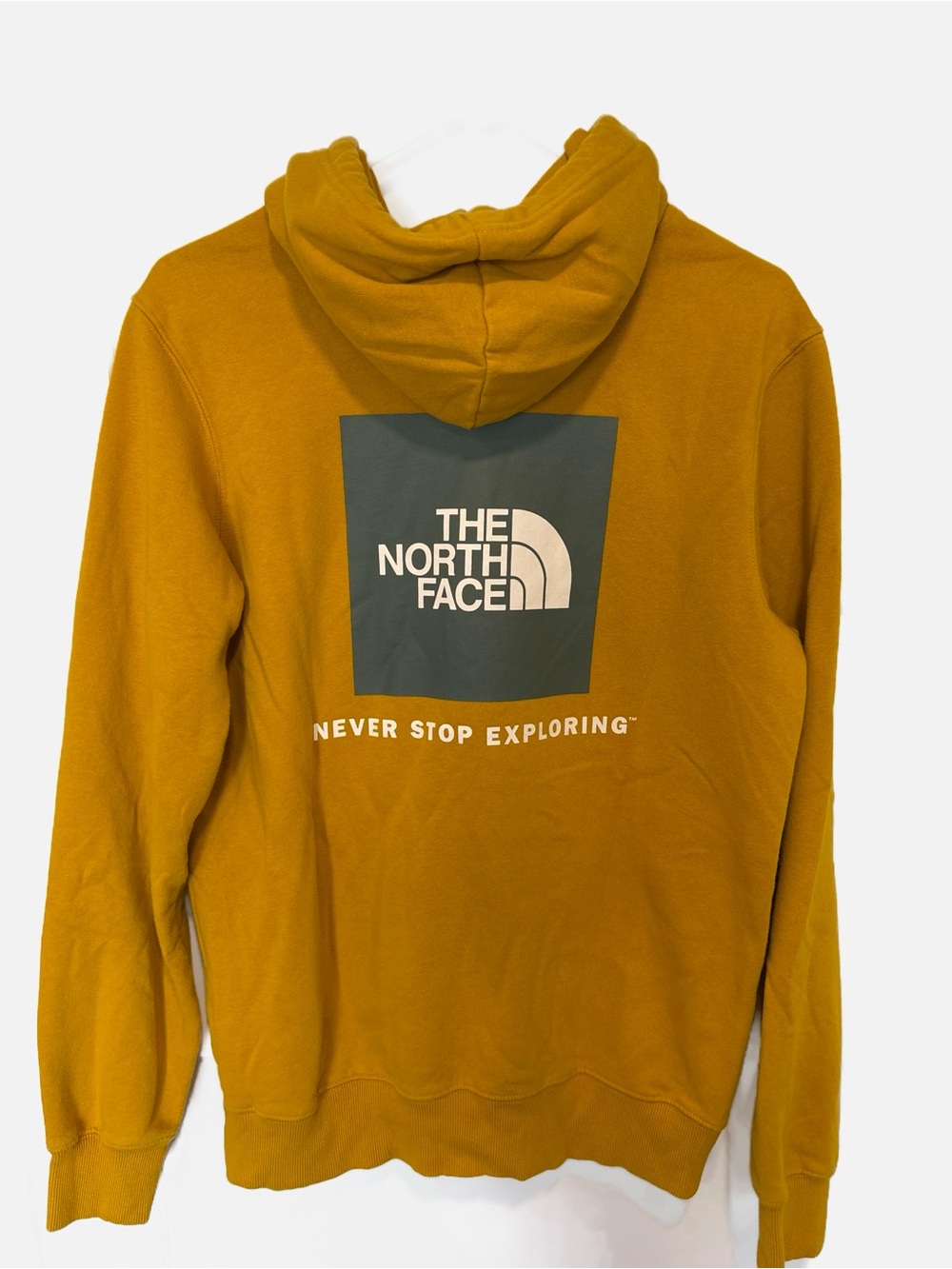 The North Face Men's Pullover Hoodie - Mustard Yellow - Picture 3 of 3